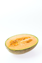 Melon isolated on white