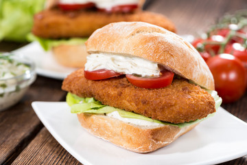 Fresh made Fishburger