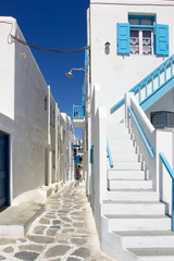 traditional white house in Mykonos