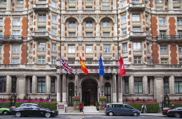 Obraz premium Londyn, luksusowy hotel Mandarin Oriental