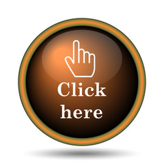 Click here icon