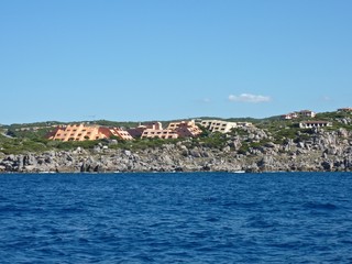 Fototapeta premium edifici residenziali sulla costa mediterranea