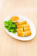 Fried spring rolls