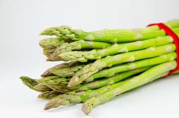 Fresh green asparagus