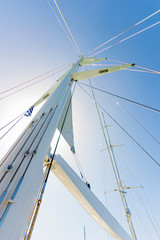 Fototapeta premium sail boat mast
