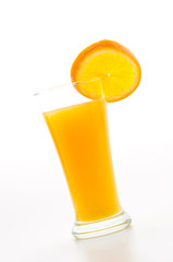 Orange juice glass