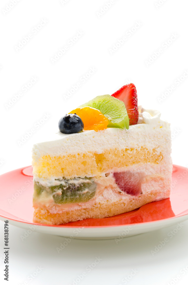 Sticker fruit cake