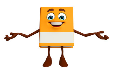 Book Character with happy pose