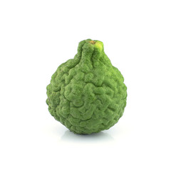 leech lime fruits isolated on white