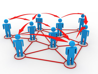 business network concept