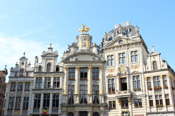 Fototapeta na wymiar Grand-Place de Bruxelles, façades #1