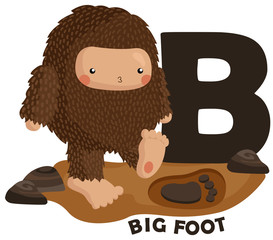 B for Bigfoot