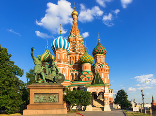 Fototapeta na wymiar Saint Basil's Cathedral in Moscow. Russia