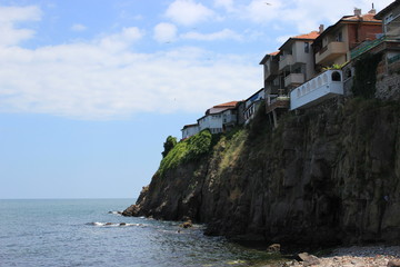 Fototapeta na wymiar Stone coast of Sezopol