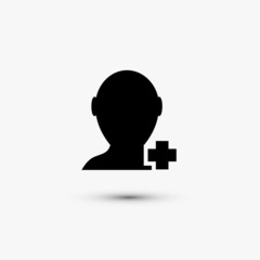 Vector black web icon on white background. Eps10