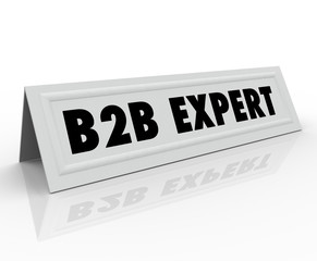 B2B Expert Speaker Presenter Name Tag Panelist Sharing Informati