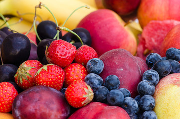 group of colorful fruits