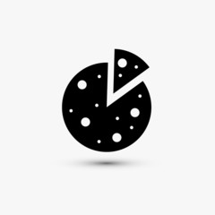 Vector black web icon on white background. Eps10