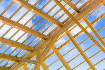 Dachkonstruktion aus Holz - 68153500