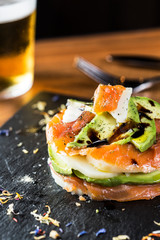 Salmon salad