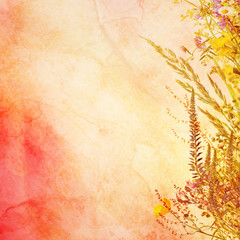 Floral easter background