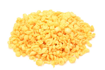 bits of fried tempura batter