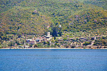 Dochiariou monastery at Mount Athos, Agion Oros, Greece.