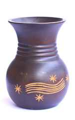 Wooden vase designed in modern style good for home decoration