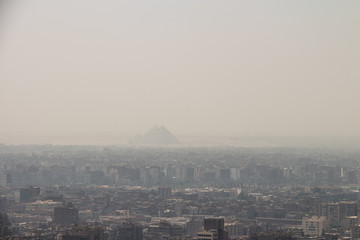 Sandstorm in Cairo, Egypt