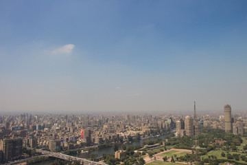 Naklejka na ściany i meble Scenic view of Cairo in Egypt