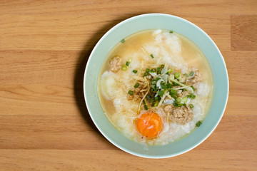 Thai rice soup