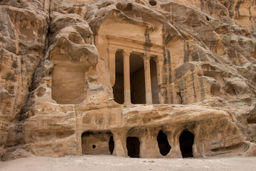 Temple in Little Petra, Jordan