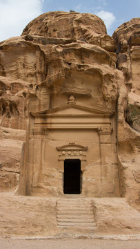 Temple in Little Petra, Jordan
