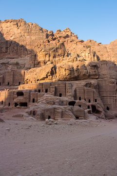 Temple tombs in Petra, Jordan
