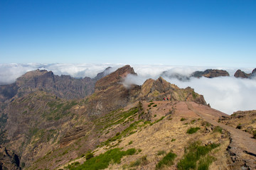 Pico Arieiro auf Madeira in Portugal