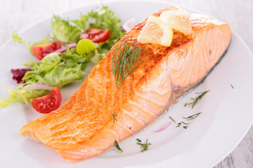 grilled salmon