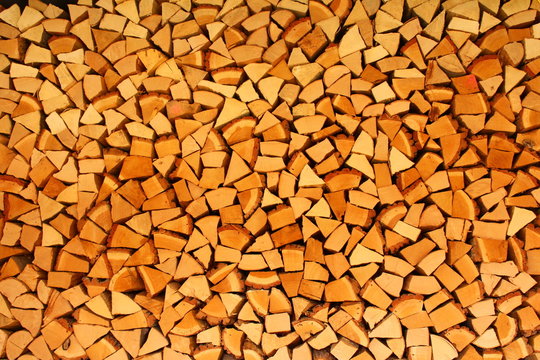 Wand aus Holz