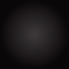 Texture metal surface dotted perforated black background