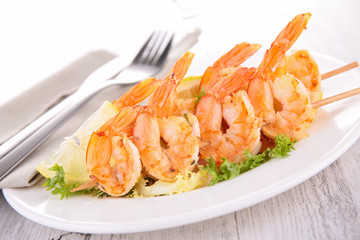 grilled shrimp