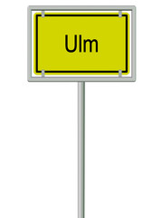 Ulm - Ortsschild
