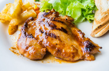 Chicken Steak with vegetables