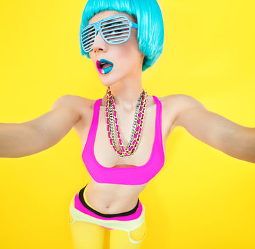 Selfe hot party girl