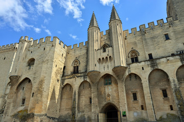 Fototapeta na wymiar Popes Palace, Avignon