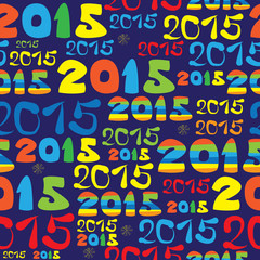 new year seamless pattern