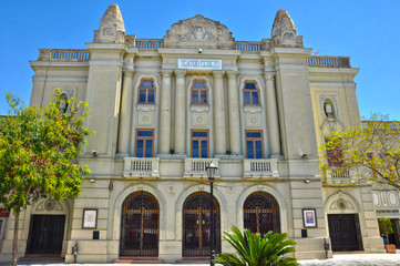 Fototapeta na wymiar Carmona, Teatro Cerezo, Andalucía, Cultura