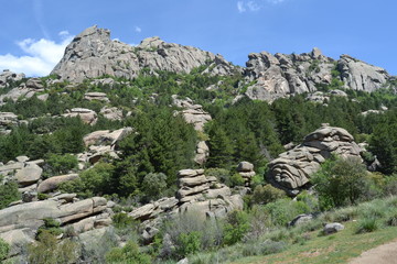 mountain in La Pedriza, Madrid, Spain