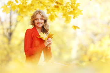 Autumn woman