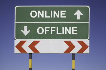 be online not offline