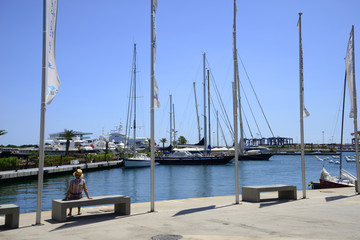 Port of Valencia, Spain.
