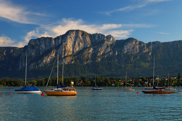 Fototapeta premium Worther Lake in Austria, Europe